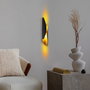 Opviq Flare - 15356 Lámpara de Pared de Metal Negra
